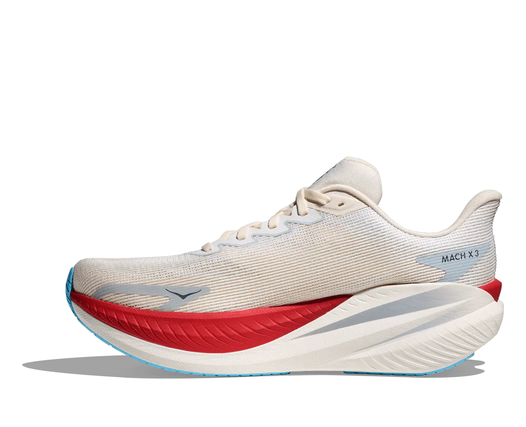 Hoka Men's Mach X3 | White / Alabaster - Image 7