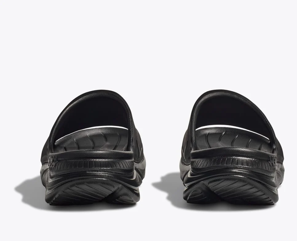 Hoka ORA Athletic Slide - Black / White - Image 3