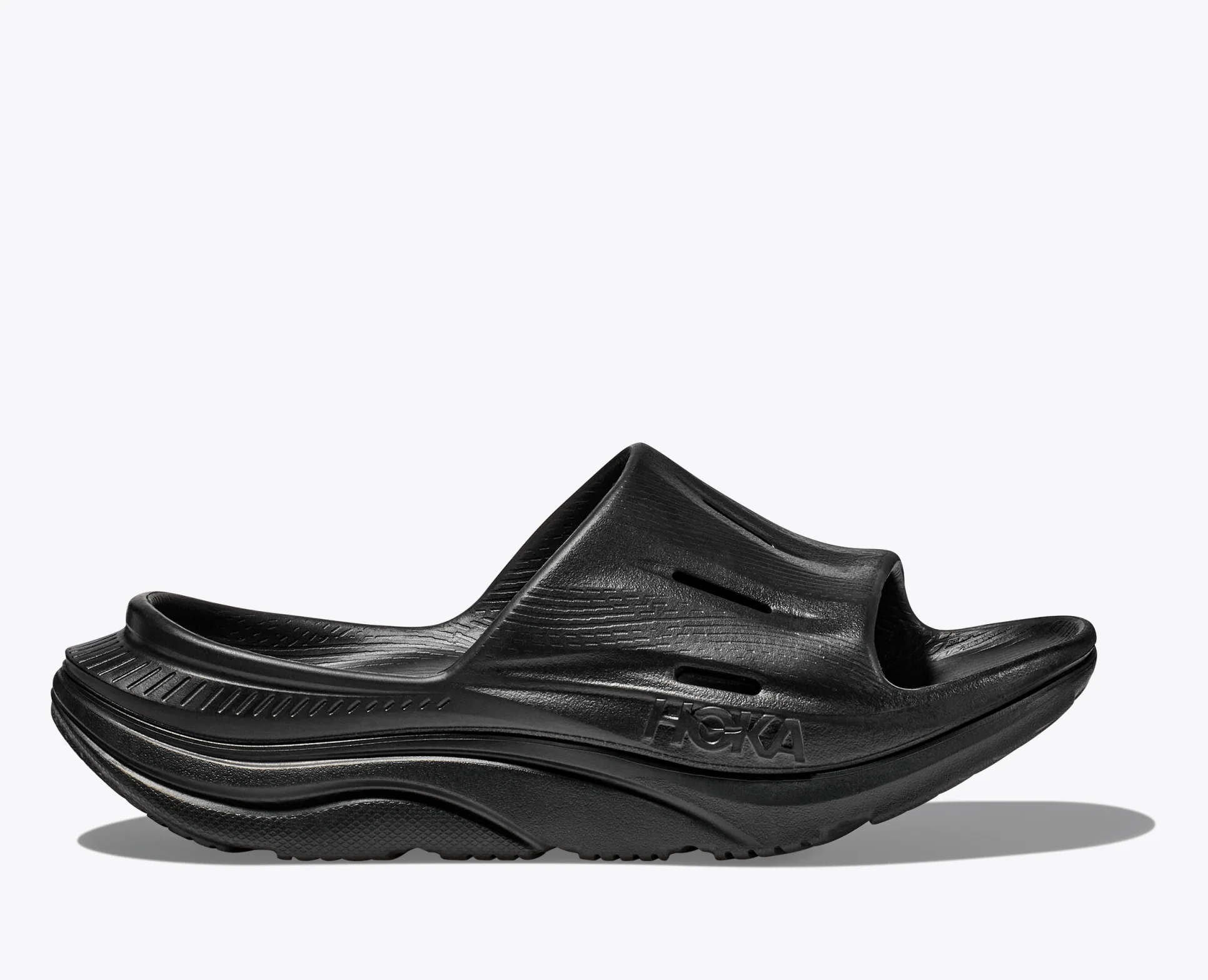 Hoka ORA Recovery Slide 3 - Black / Black