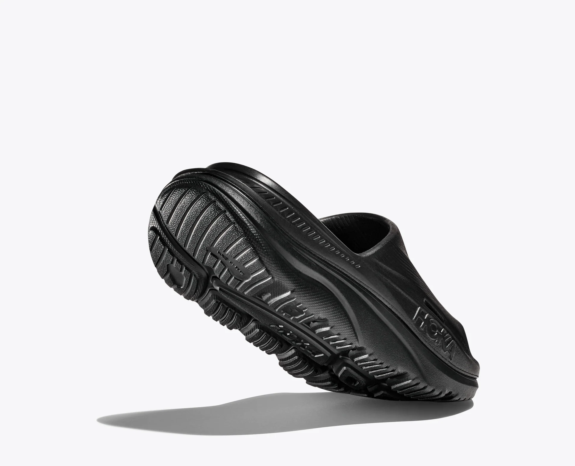 Hoka ORA Recovery Slide 3 - Black / Black - Image 4