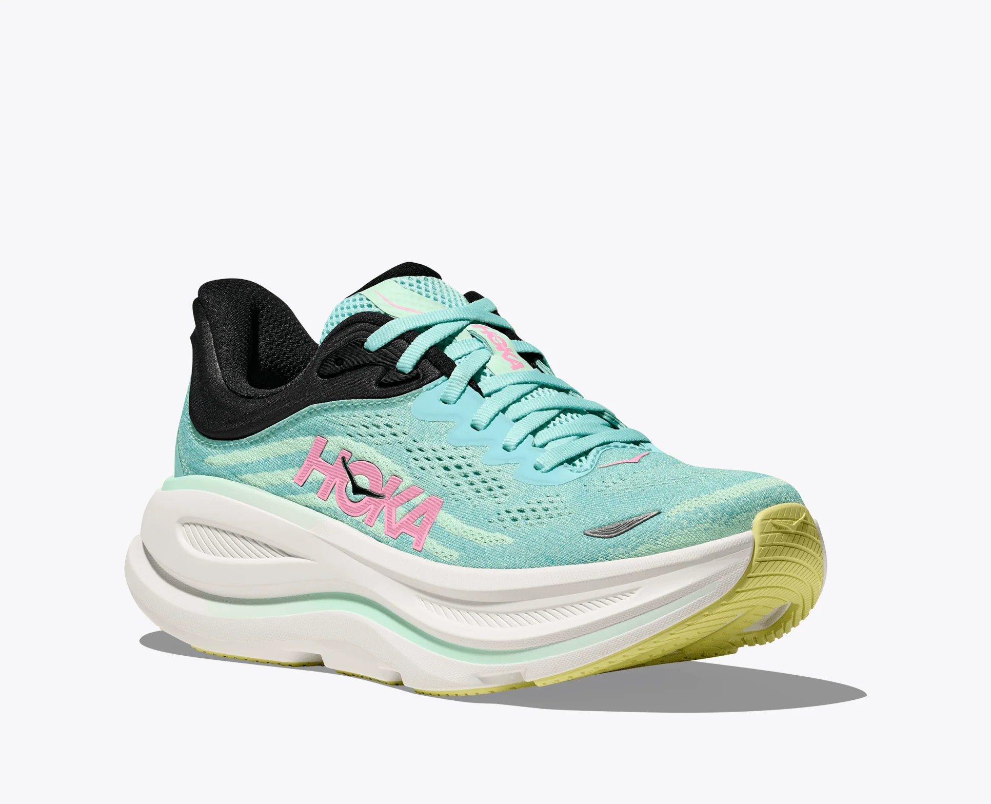 Hoka Women's Bondi 9 - Blue Spark / Mint Fluorite - Image 2