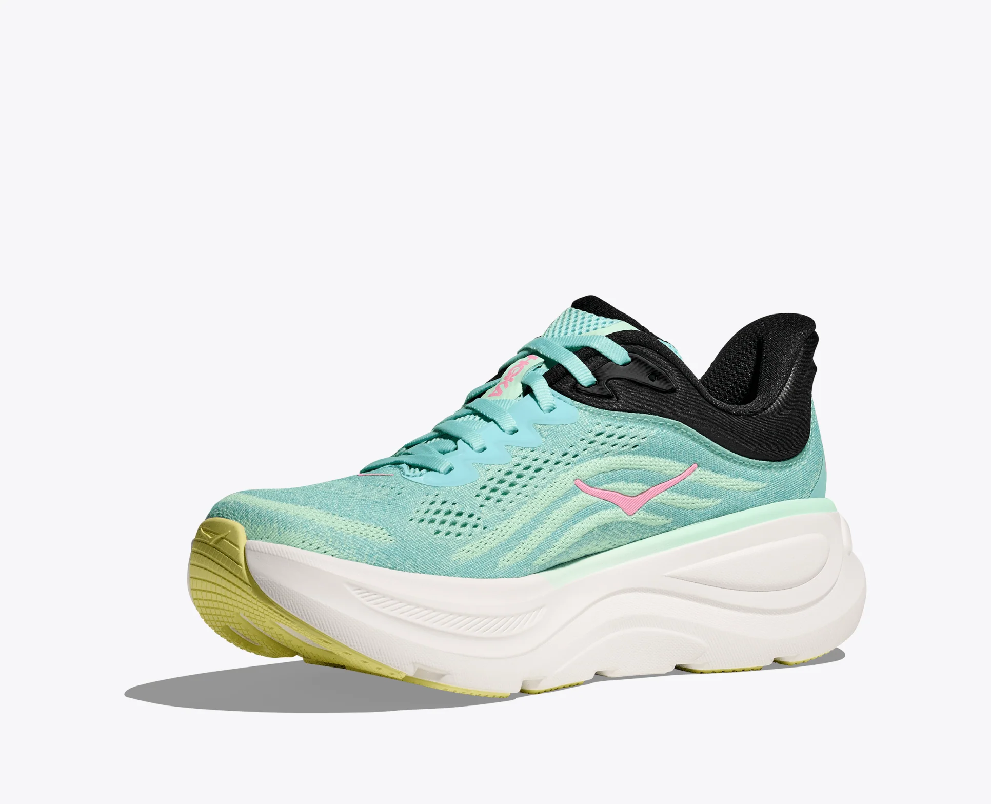 Hoka Women's Bondi 9 - Blue Spark / Mint Fluorite - Image 5