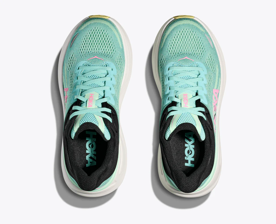 Hoka Women's Bondi 9 - Blue Spark / Mint Fluorite - Image 6