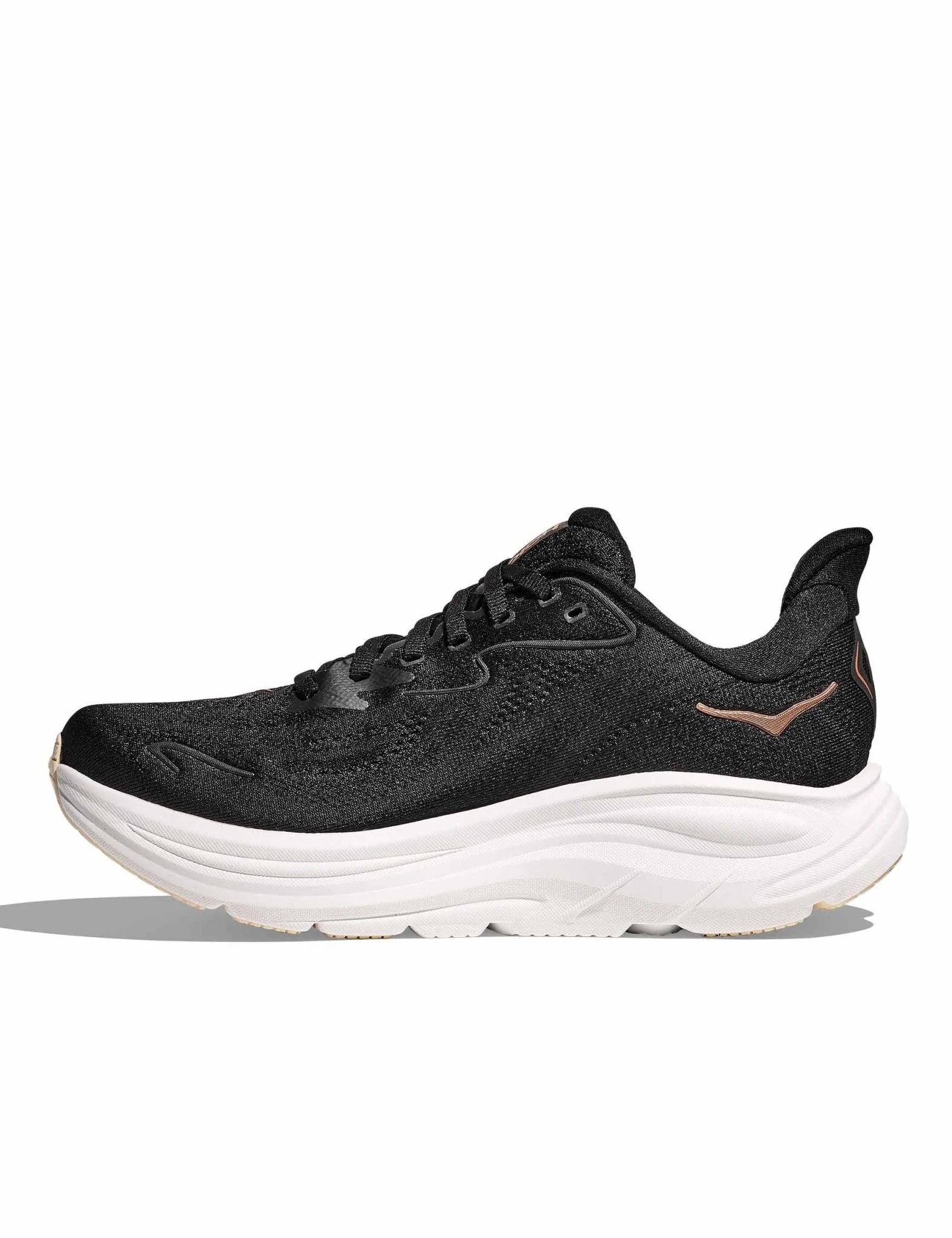 Hoka Women's Clifton 10 – Black / Rose Gold - Image 2