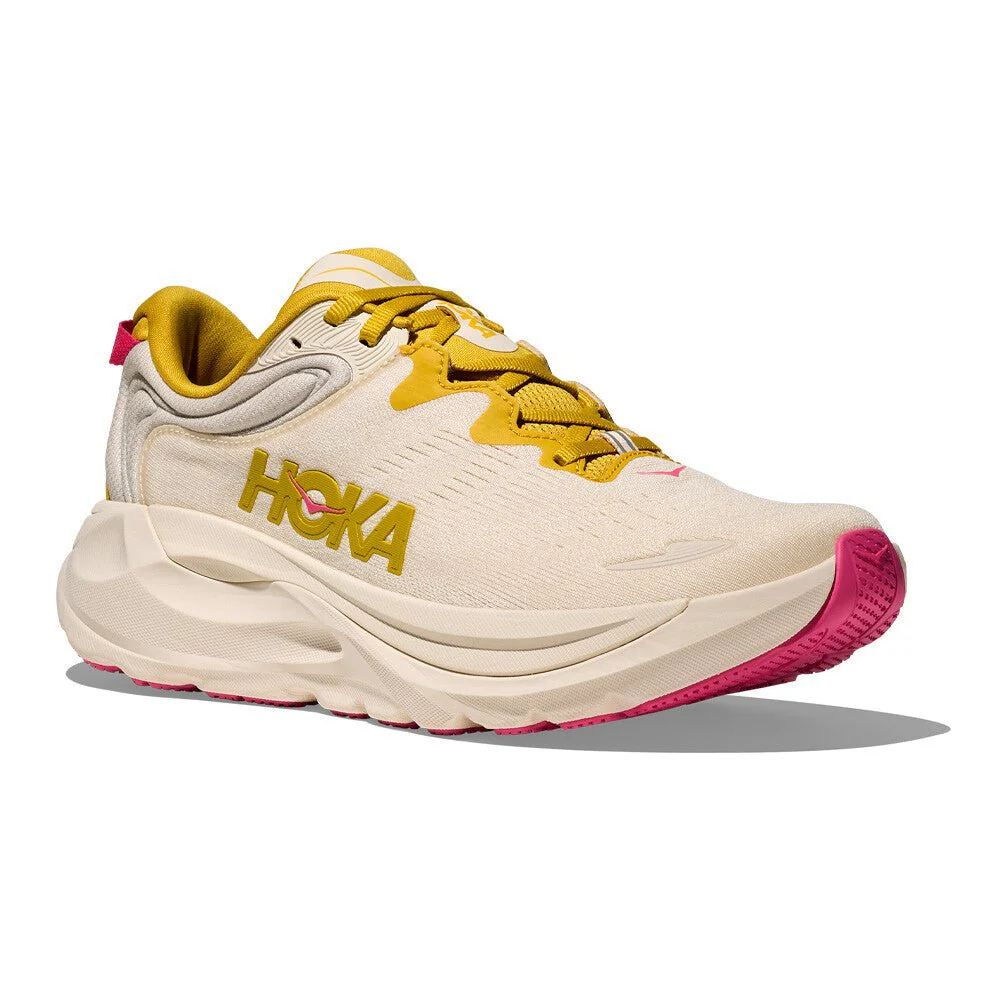 Hoka Women's Gaviota 6 – Birch / Yellow Gold - Image 6