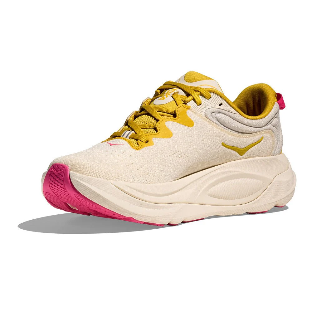 Hoka Women's Gaviota 6 – Birch / Yellow Gold - Image 7