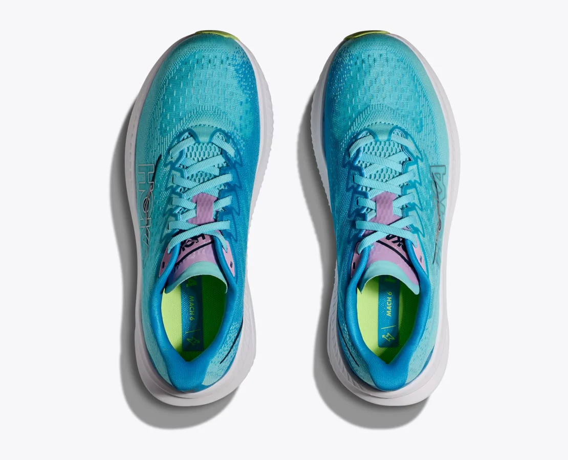 Hoka Women's Mach 6 - Cloudless / Waterpark - Image 2