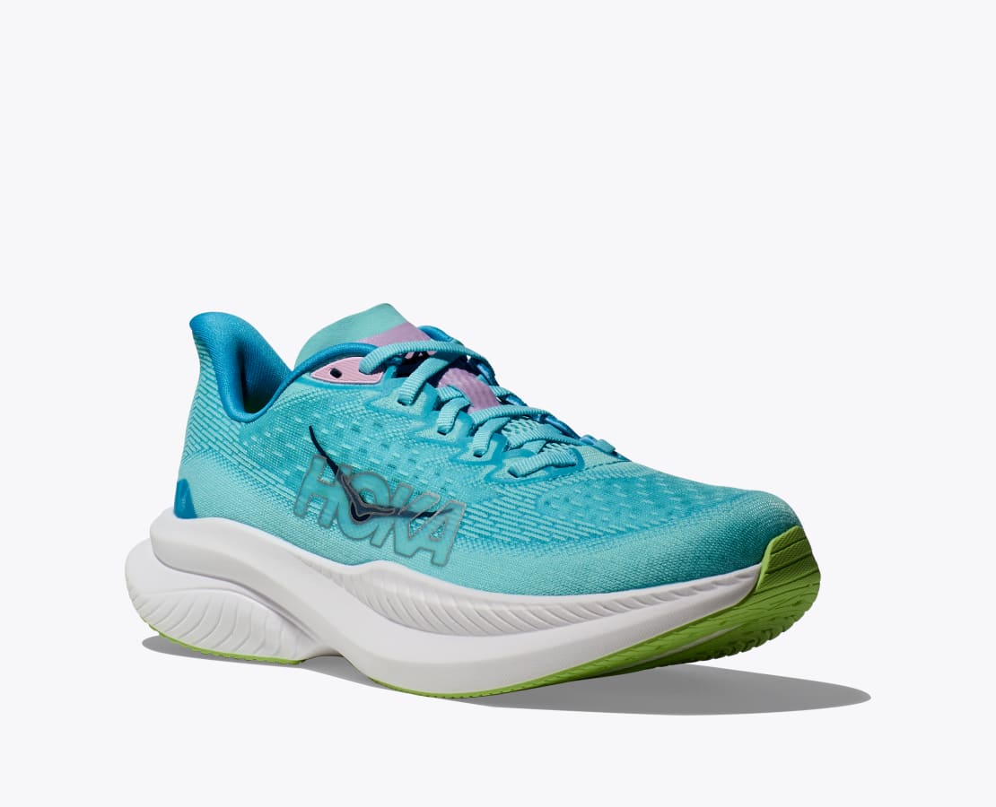 Hoka Women's Mach 6 - Cloudless / Waterpark - Image 6