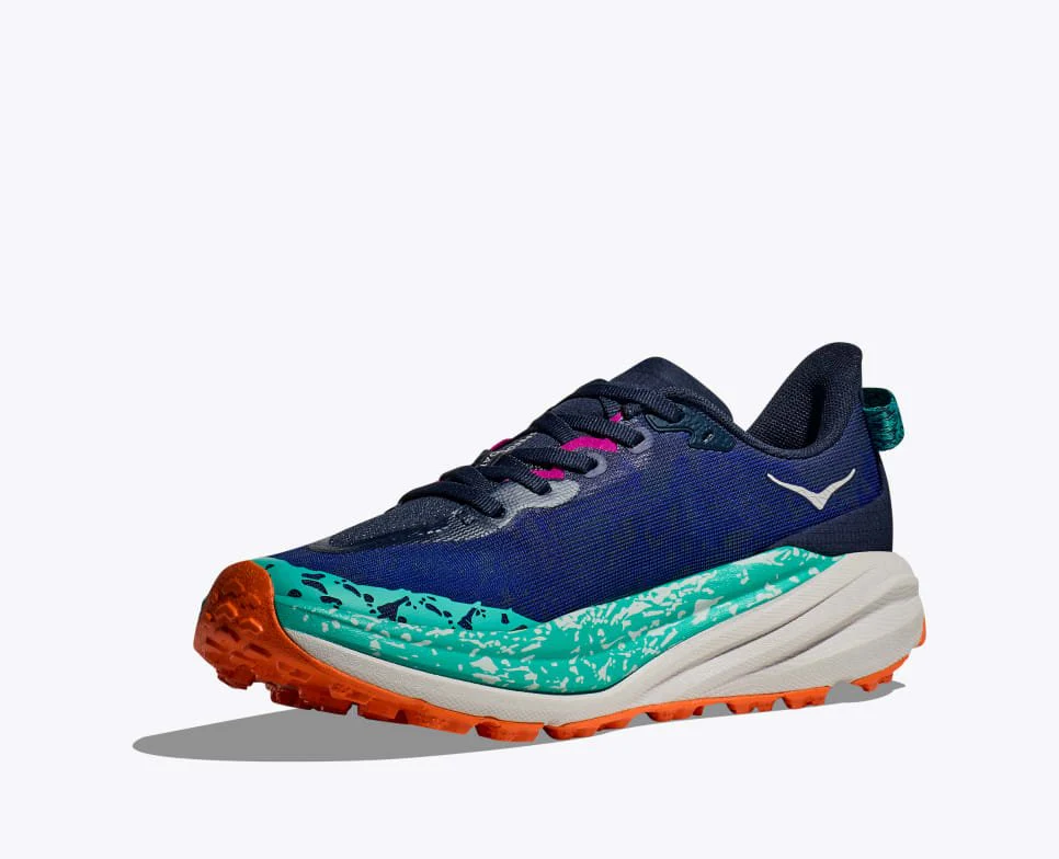 Hoka Women's Speedgoat 6 - Varsity Navy / Meteor - Image 3