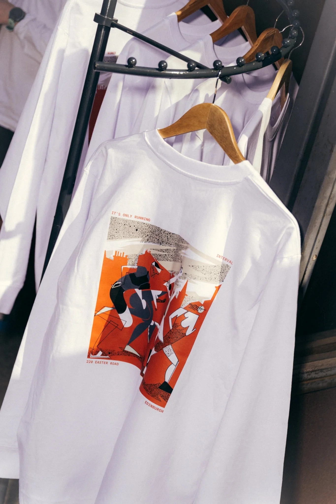 Interval x Bernie Reid | It's Only Running Long Sleeve Tee - Image 3