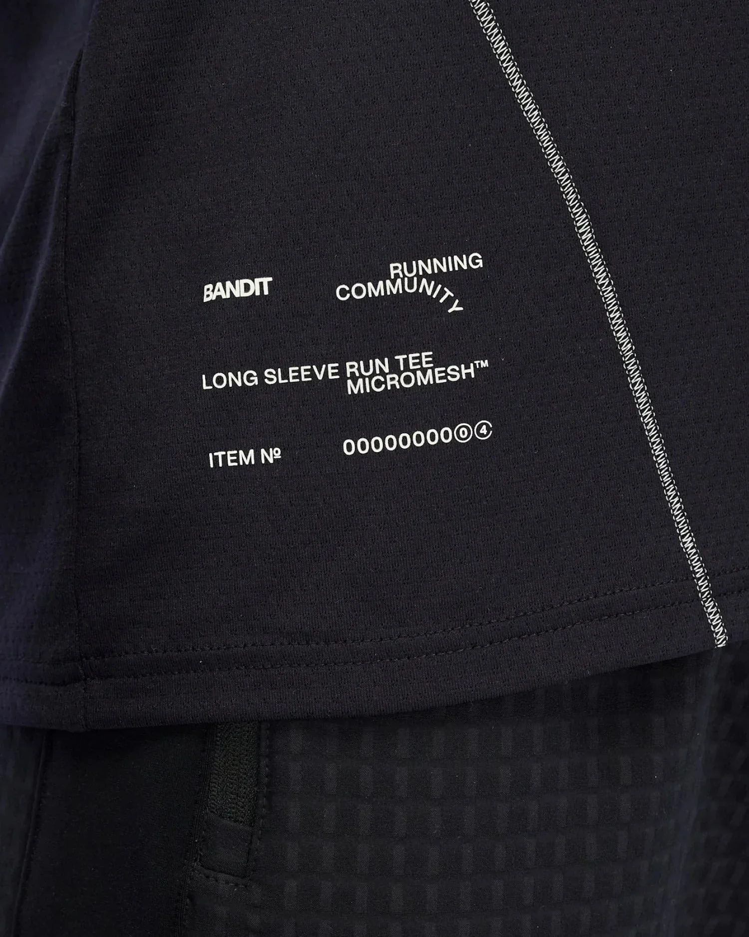 Bandit Men's Micromesh™ Reflecto Stitch™ Long Sleeve Tee - Black - Image 5