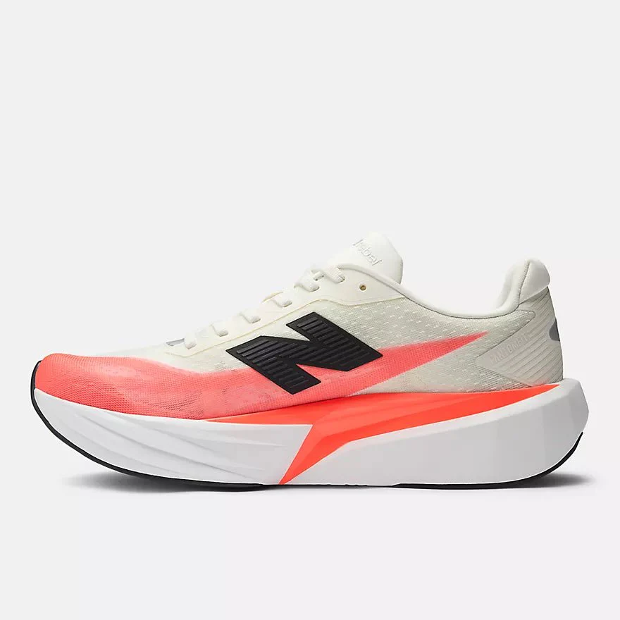 New Balance Men's FuelCell Rebel v5 | Urgent Red with White and Sea Salt - Image 3