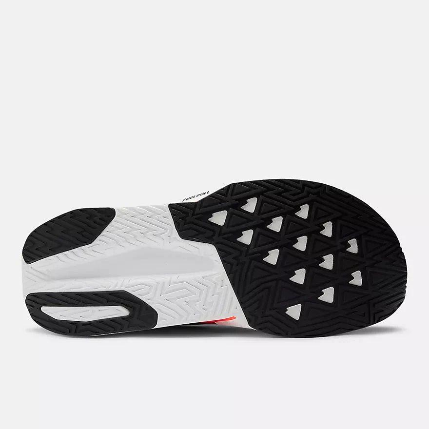 New Balance Men's FuelCell Rebel v5 | Urgent Red with White and Sea Salt - Image 6