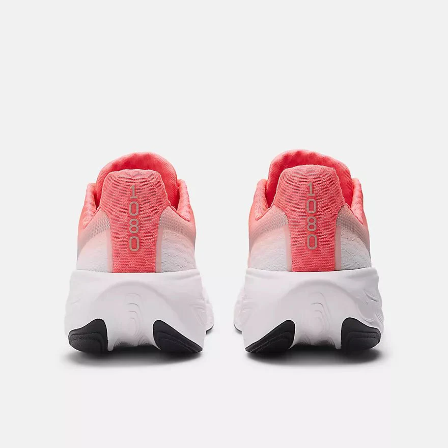 New Balance Women's Fresh Foam X 1080 v14 - Urgent Red with Silver Metallic and Light Silver Metallic - Image 5