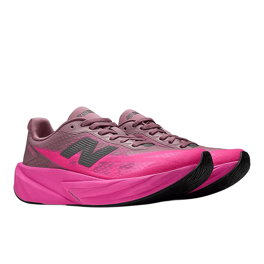 New Balance Men's FuelCell Rebel v5 – Pink Heat with Rosewood - Image 6