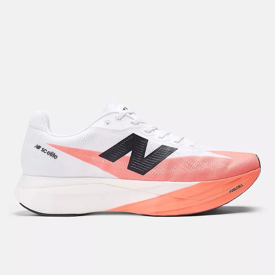 New Balance Men's FuelCell SuperComp Elite v5 - Urgent Red with White and Black