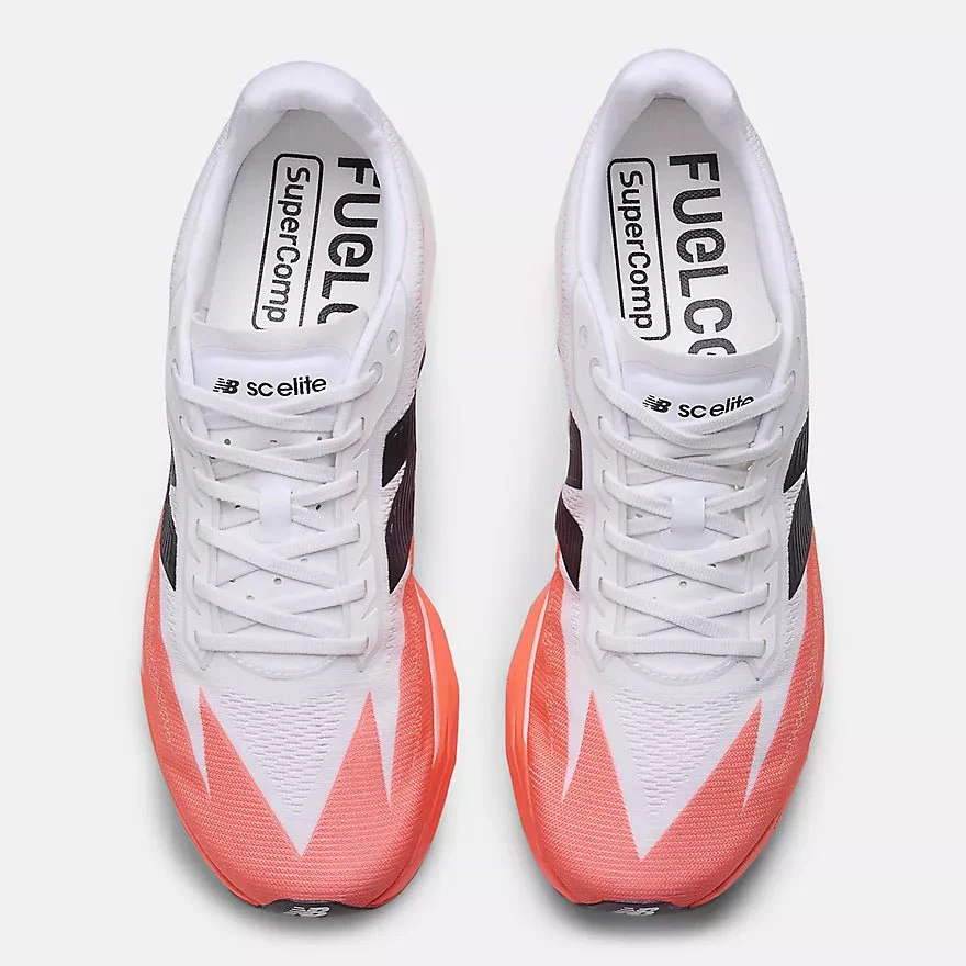 New Balance Men's FuelCell SuperComp Elite v5 - Urgent Red with White and Black - Image 3