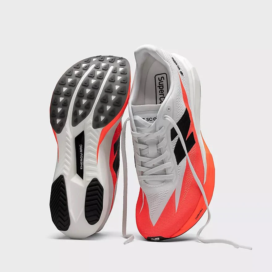 New Balance Men's FuelCell SuperComp Elite v5 - Urgent Red with White and Black - Image 7