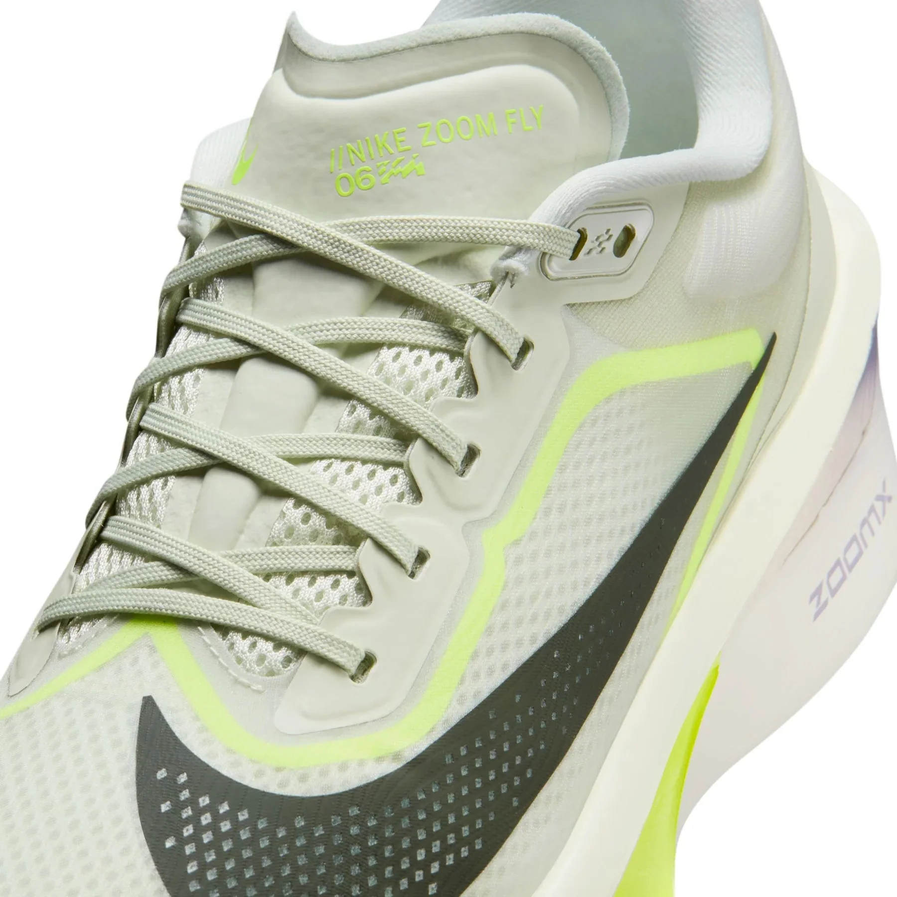 Nike Men's Zoom Fly 6 - Sea Glass / Sequoia / Ultralime / Phantom - Image 5