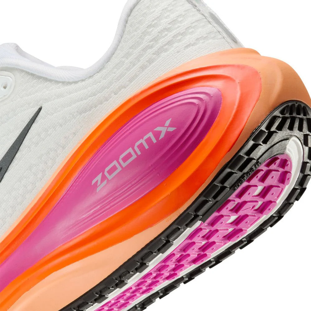 Nike Women's Vomero Plus - White / Fire Pink / Hyper Crimson / Black - Image 7