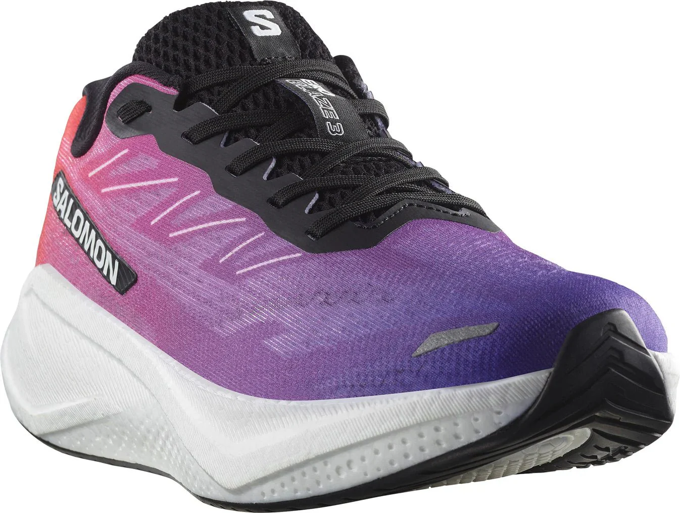 Salomon Men's Aero Blaze 3 | Neon Flame / Liberty / White - Image 4