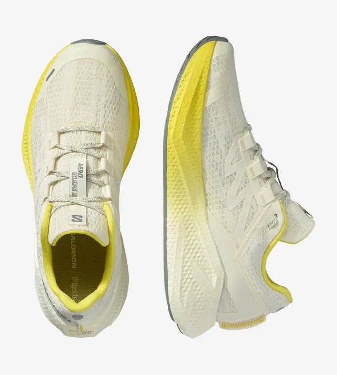 Salomon Men's Aero Glide 3 - Vanilla / Blazing Yellow / Sedona Sage - Image 2