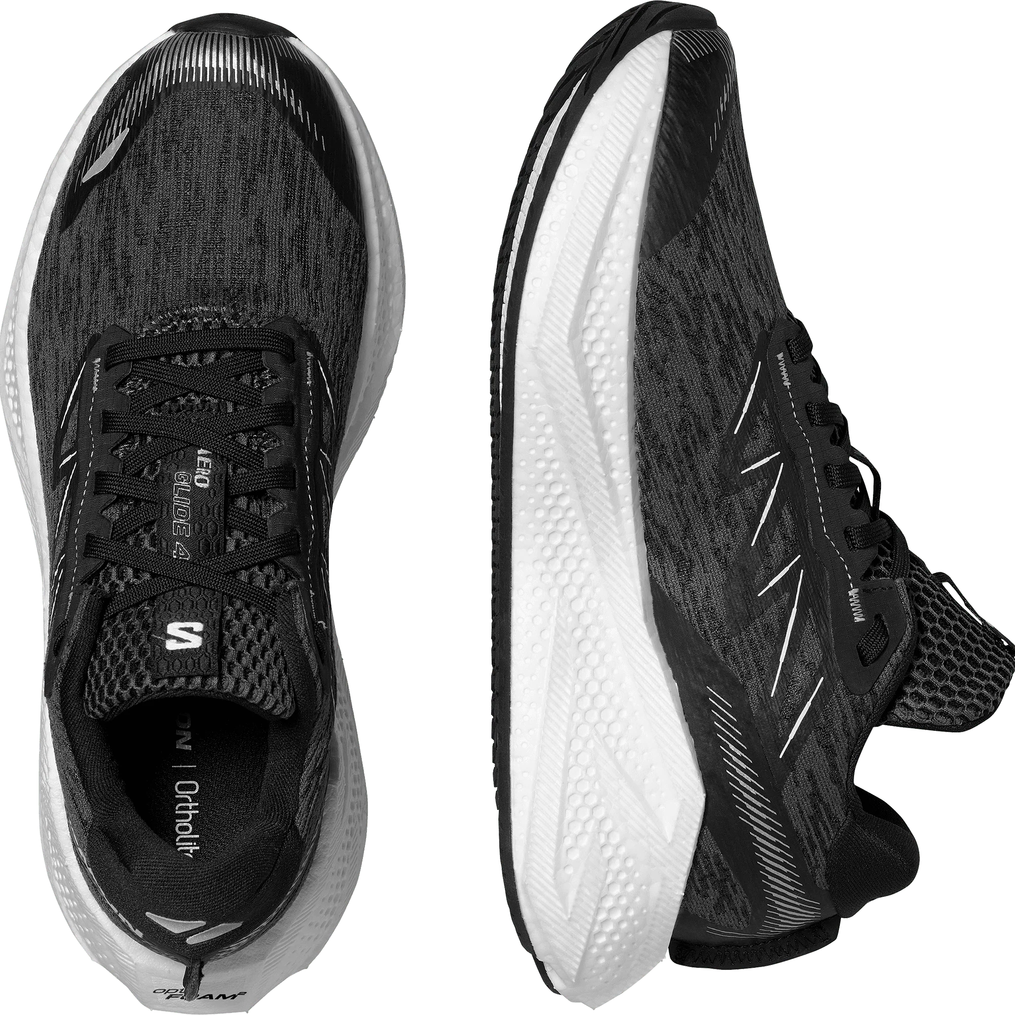 Salomon Men's Aero Glide 4 – Black / White - Image 2