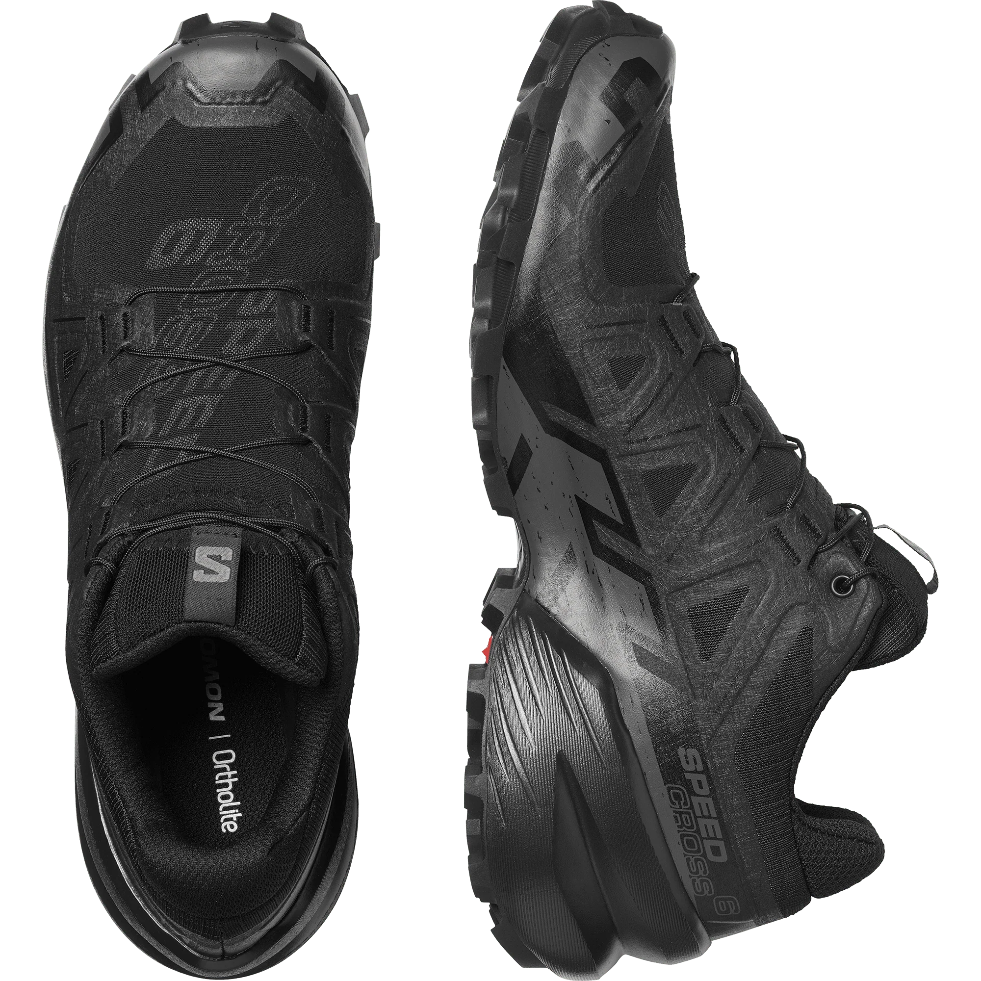 Salomon Men's Speedcross 6 – Black / Black / Phantom - Image 3