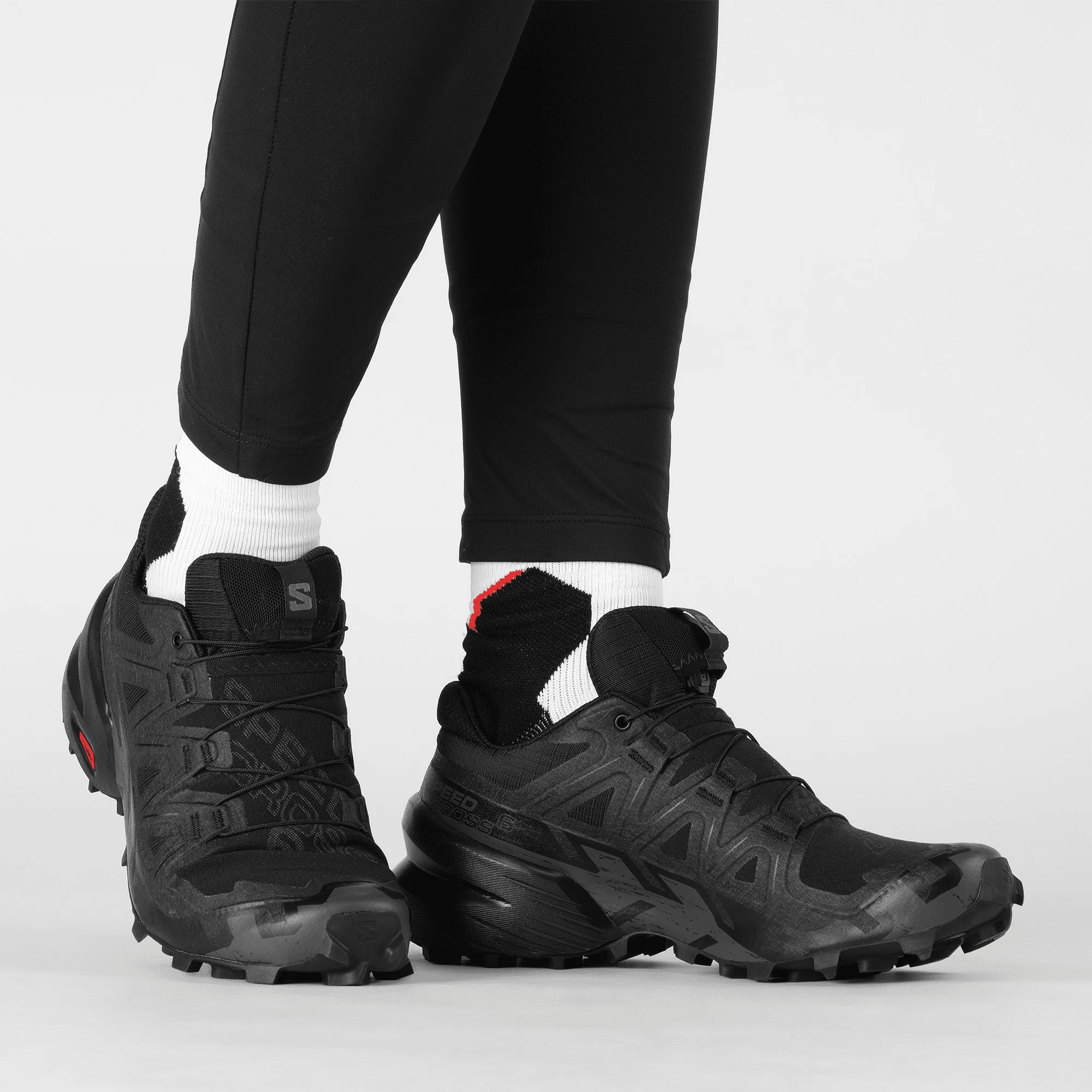 Salomon Men's Speedcross 6 – Black / Black / Phantom - Image 4