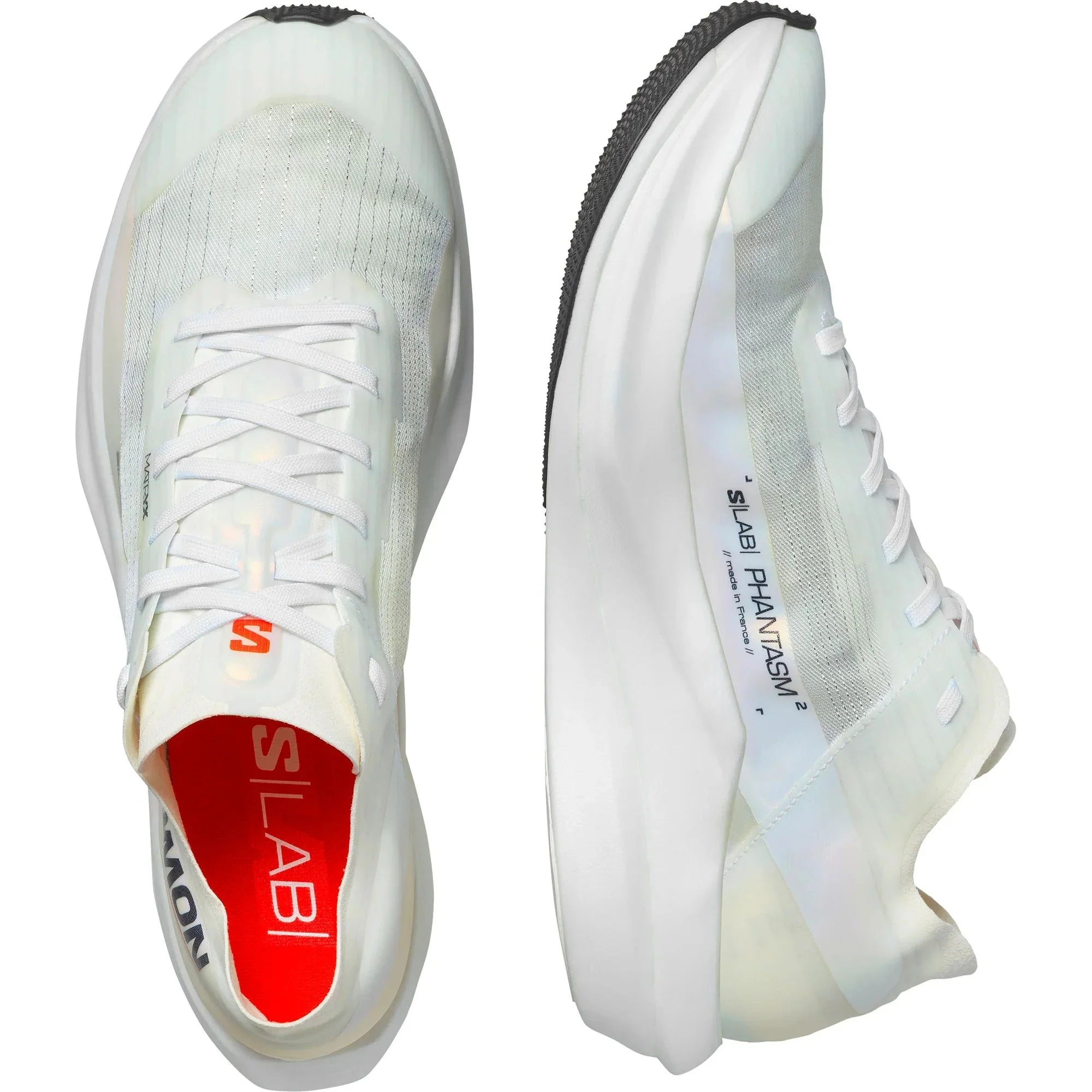 Salomon S/LAB Phantasm 2 Made in France – White / White - Image 4