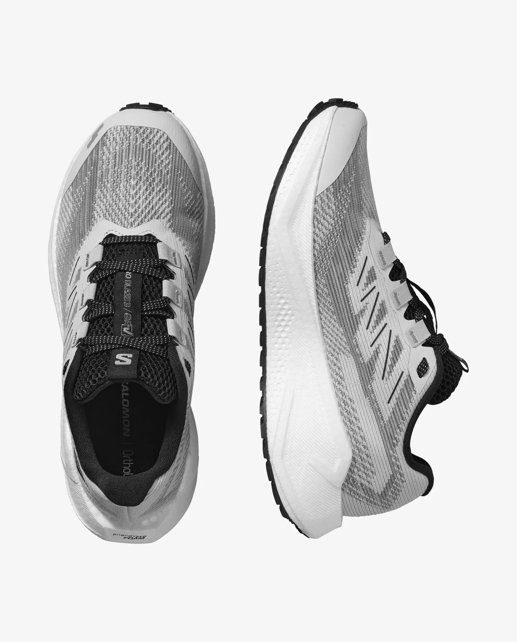 Salomon Women's Aero Blaze 3 GRVL | Lunar Rock / White / Black - Image 2
