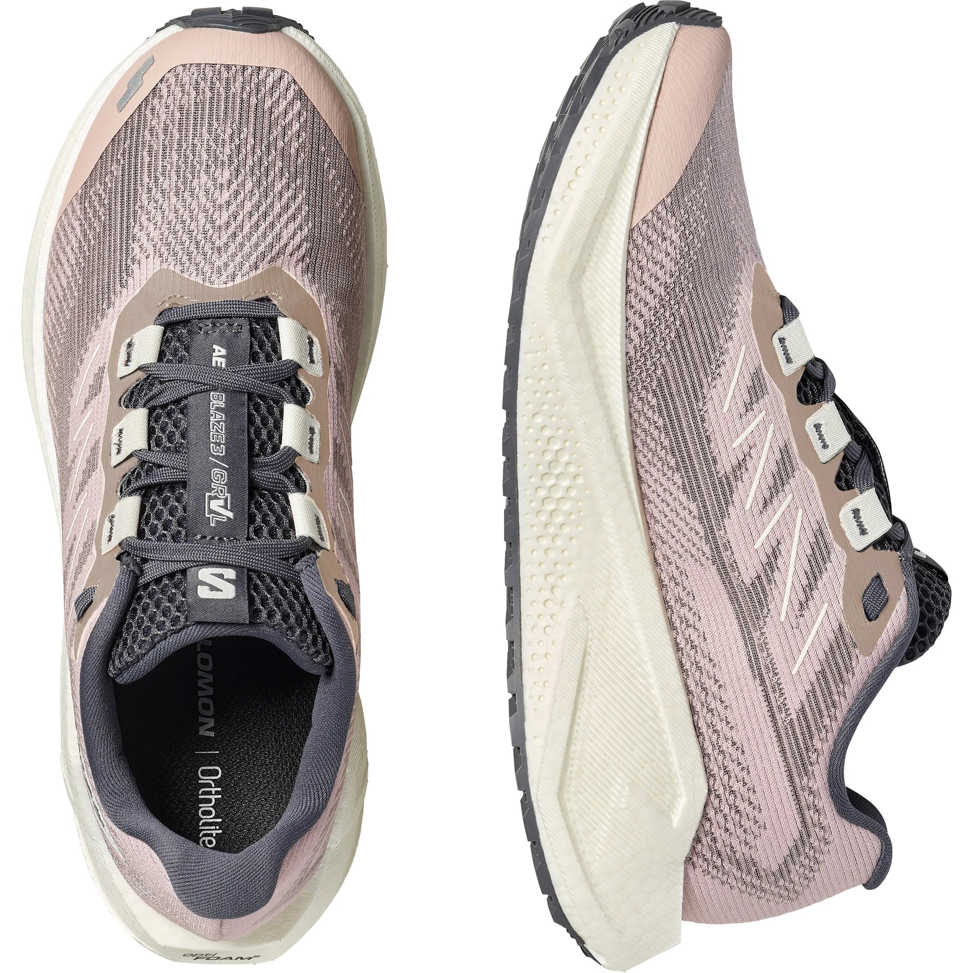 Salomon Women's Aero Blaze 3 GRVL | Shadow Gray / Vanilla Ice - Image 5