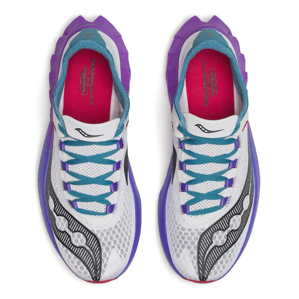 Saucony Men's Endorphin Pro 4 - White/Shadow - Image 4