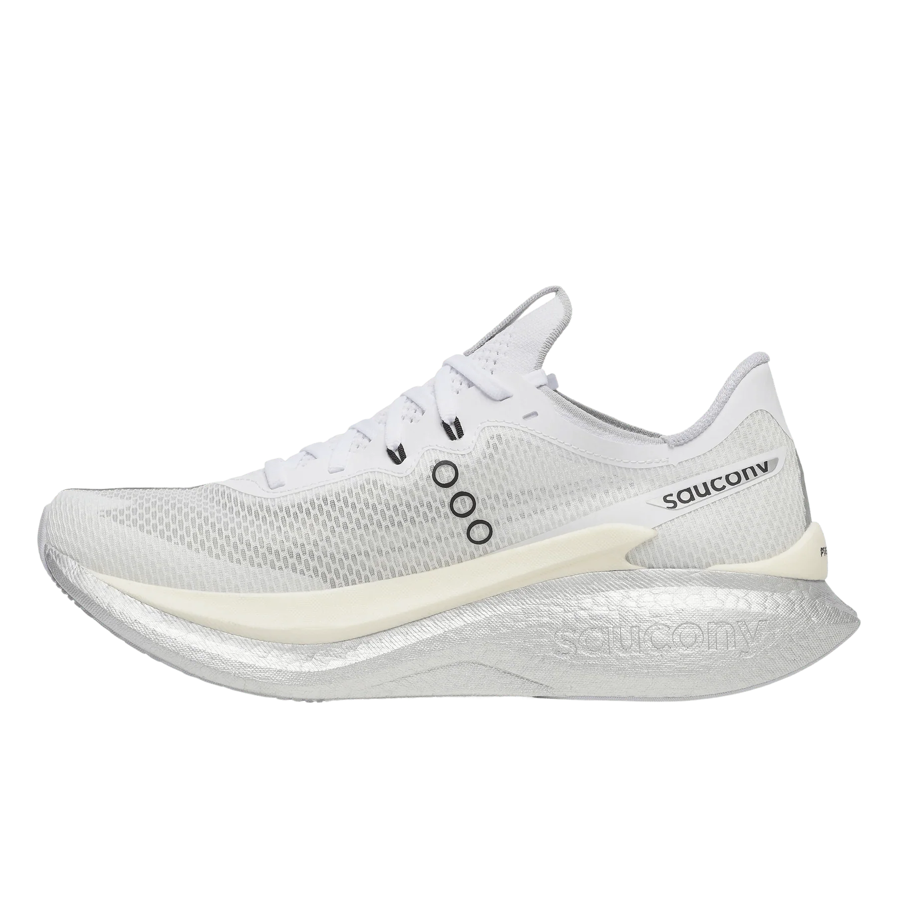 Saucony Men's Endorphin Pro 5 - White / Black - Image 3