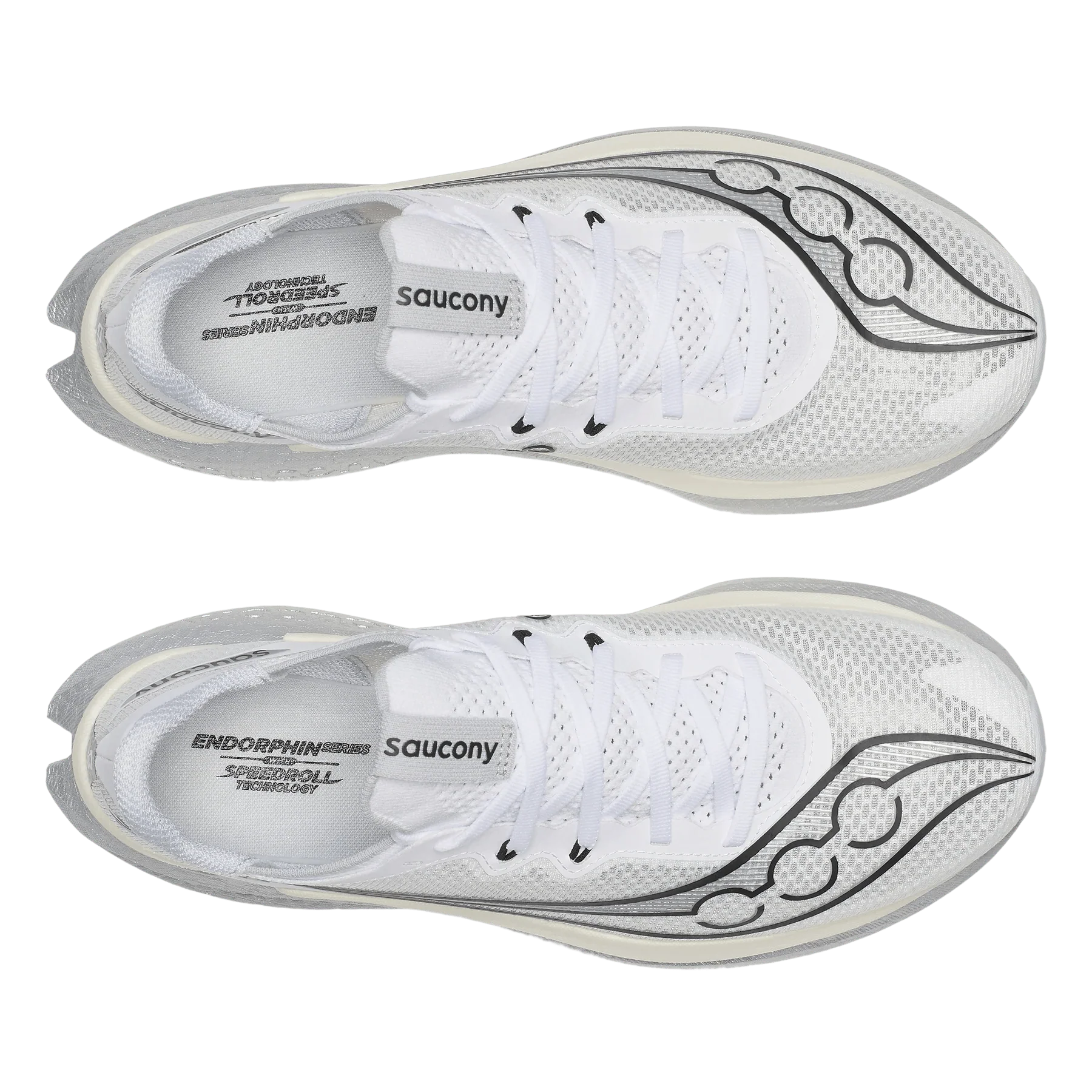 Saucony Men's Endorphin Pro 5 - White / Black - Image 4