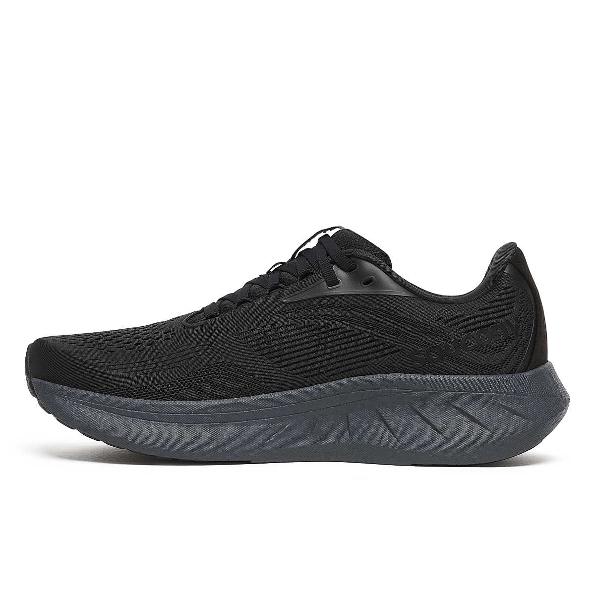 Saucony Men's Ride 18 - Black | Black - Image 3
