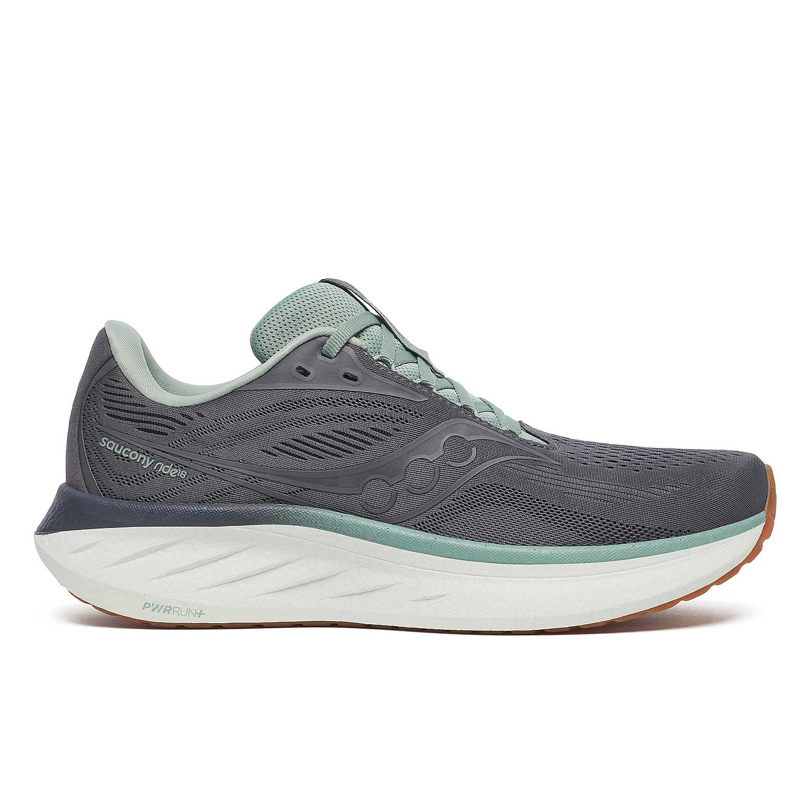 Saucony Men's Ride 18 - Carbon | Iceberg