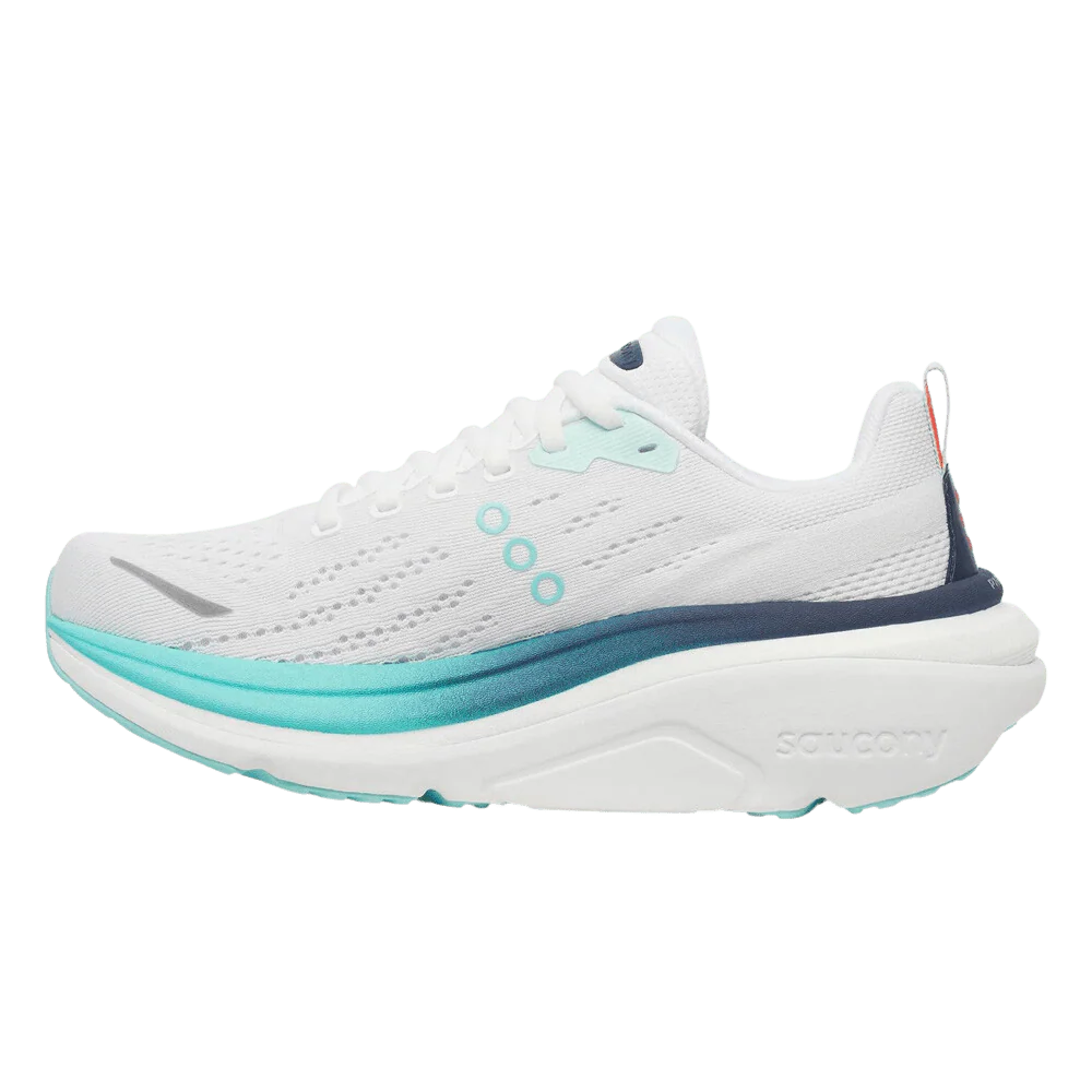 Saucony Women's Hurricane 25 | White / Navy - Image 3