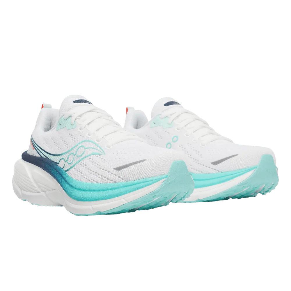 Saucony Women's Hurricane 25 | White / Navy - Image 6