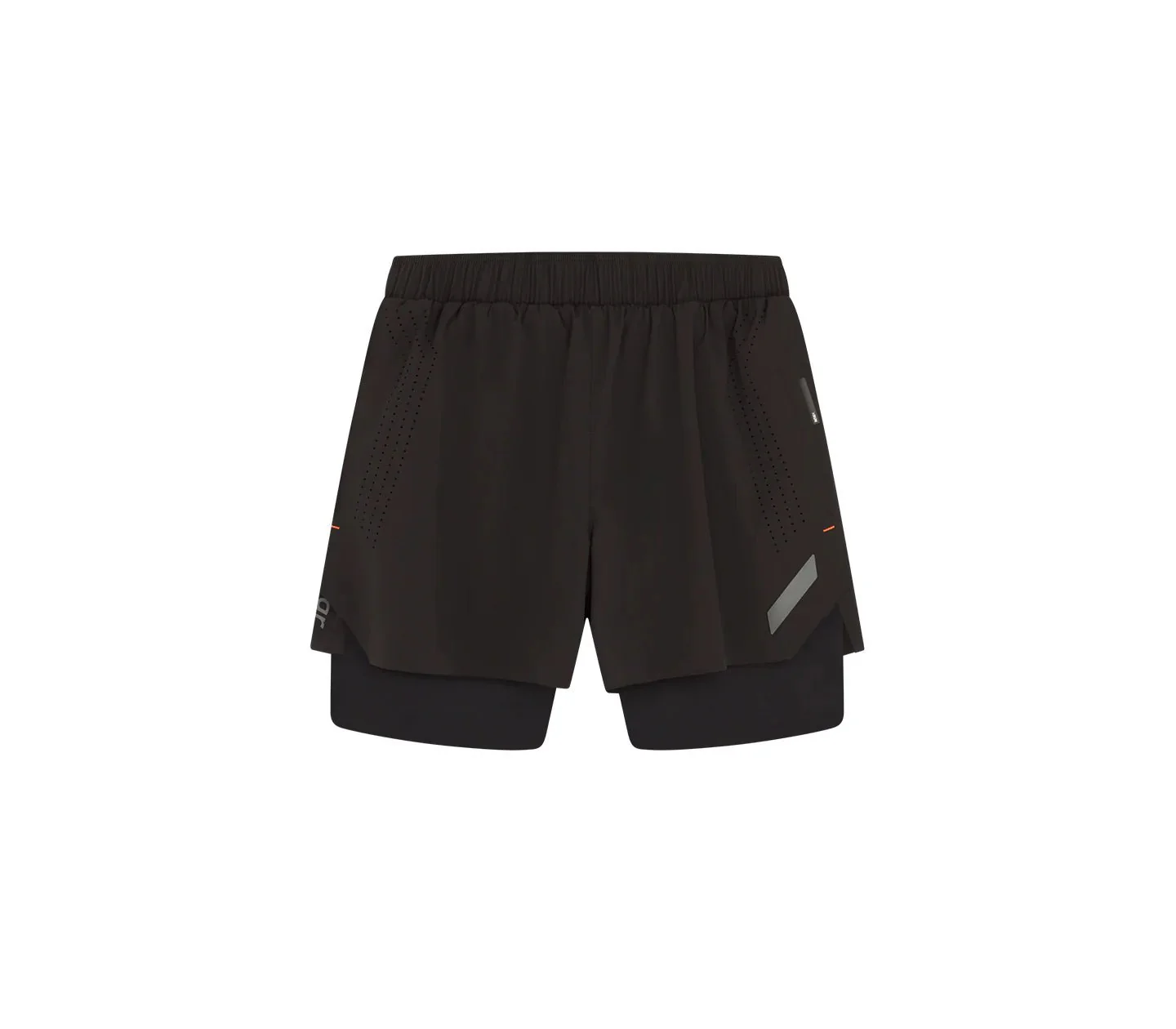 Soar Men's Dual Run Shorts - Black