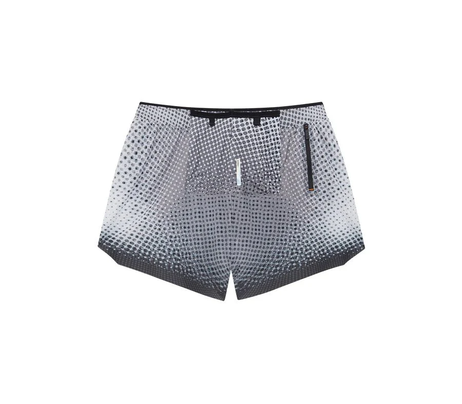 Soar Men's Marathon Shorts - Black White Dot - Image 2