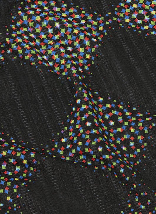 Soar Men's Race Vest - Black / Rainbow Dot - Image 3