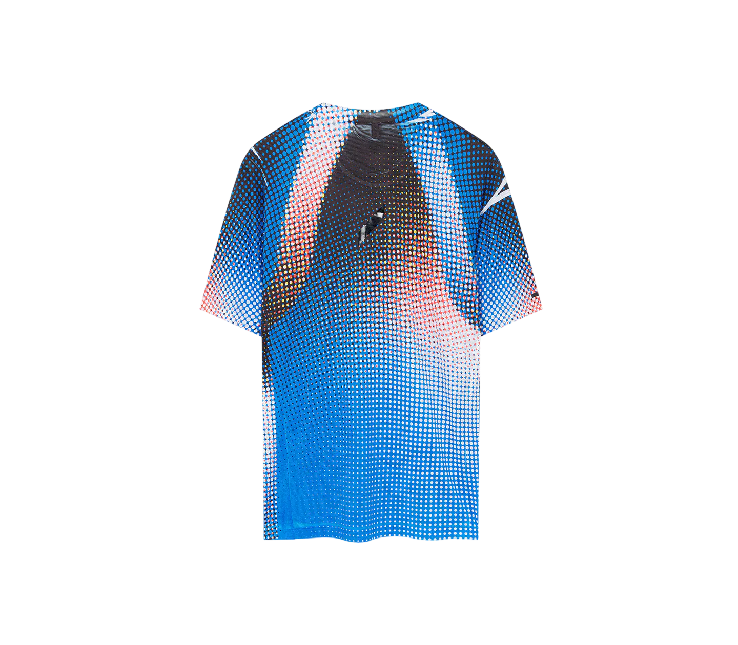 Soar Women's Printed Tech Tee - Blue / Black Dots - Image 2