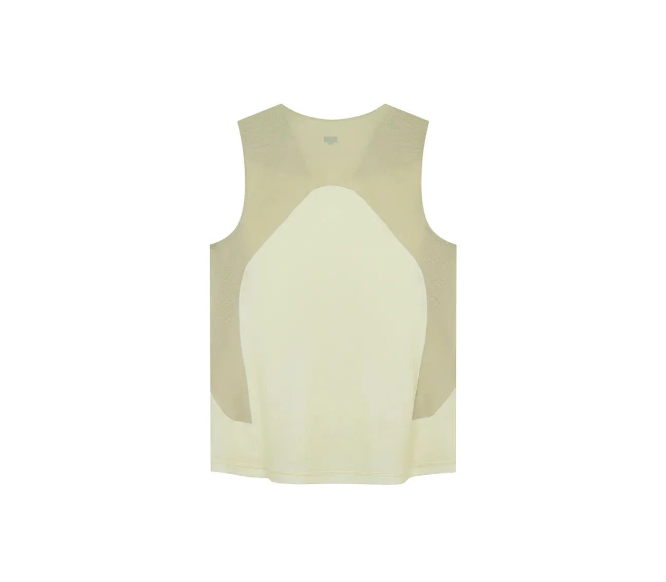 Soar Women's Singlet - Warm Grey / Yellow - Image 2