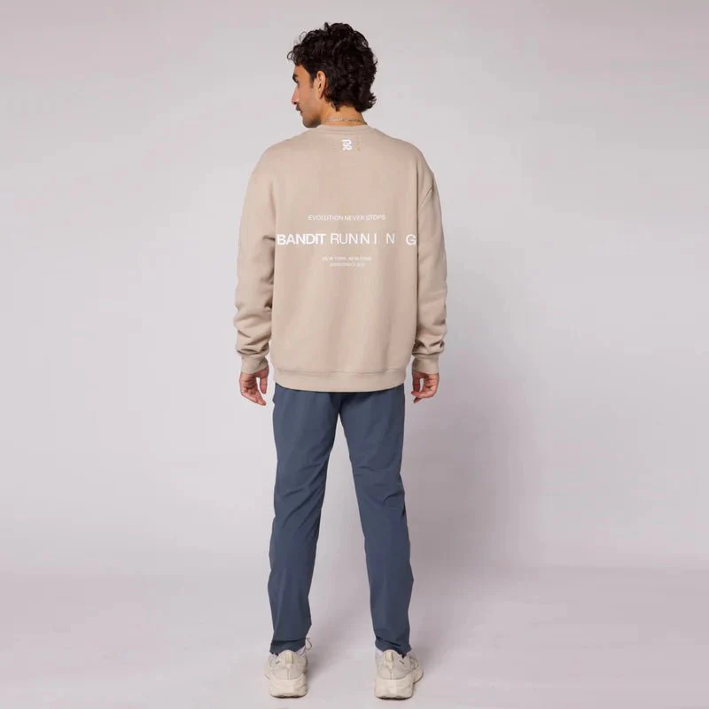 The Cotton Fleece Community Crewneck - Unisex Stone - Image 3