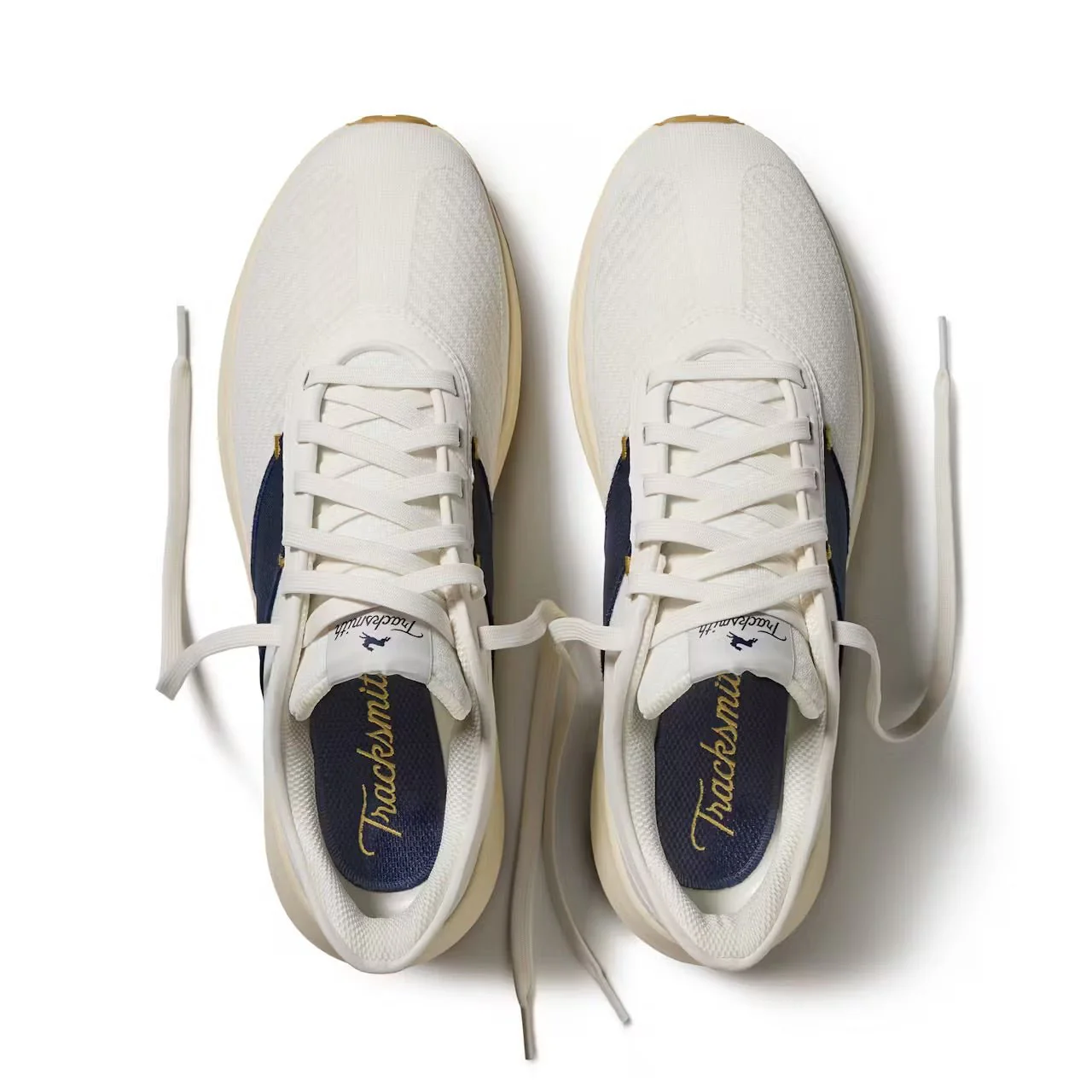 Tracksmith Eliot Runner - Unisex - Ivory/Navy/Ivory - Image 7
