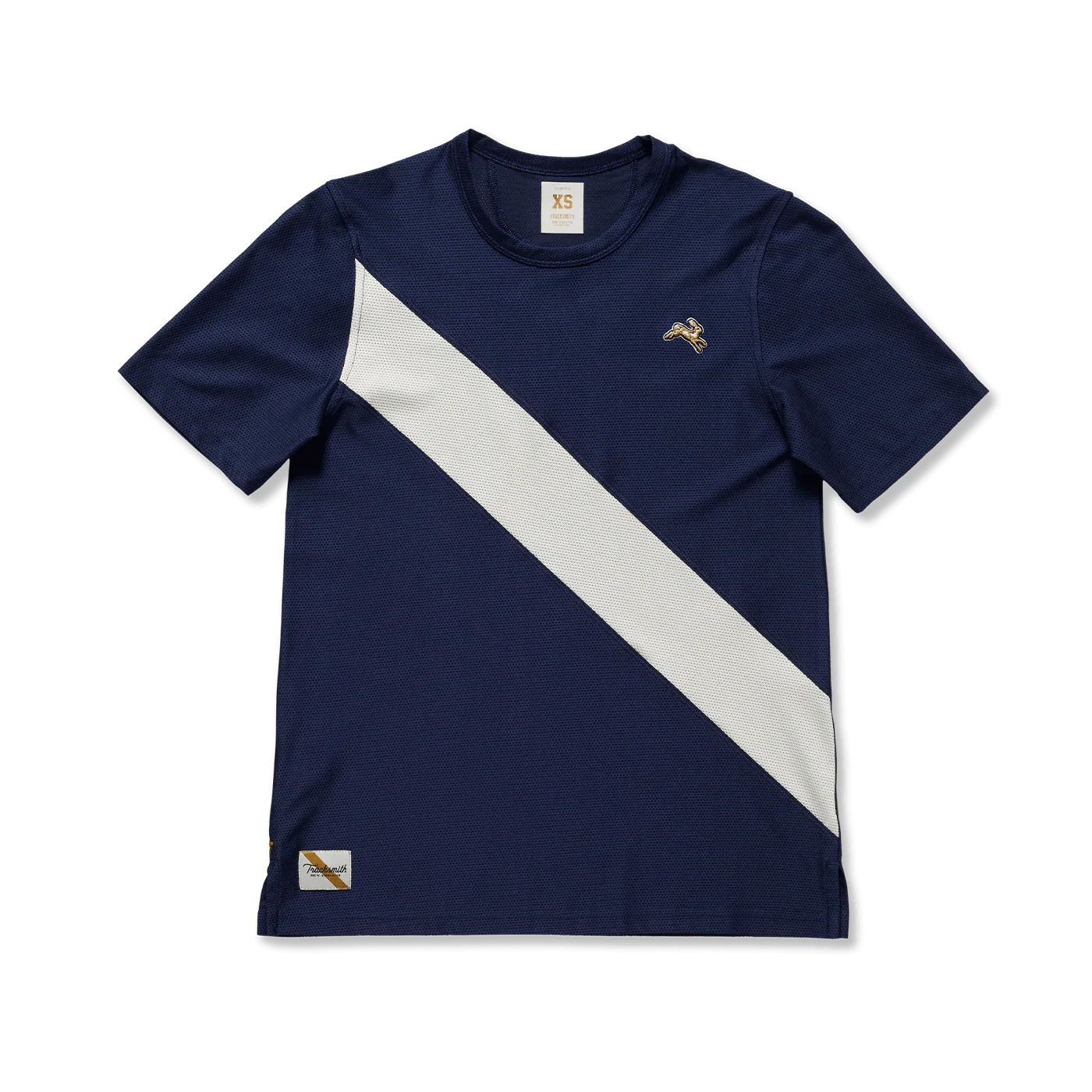 Tracksmith Women's Van Cortlandt Tee - Navy / Ivory