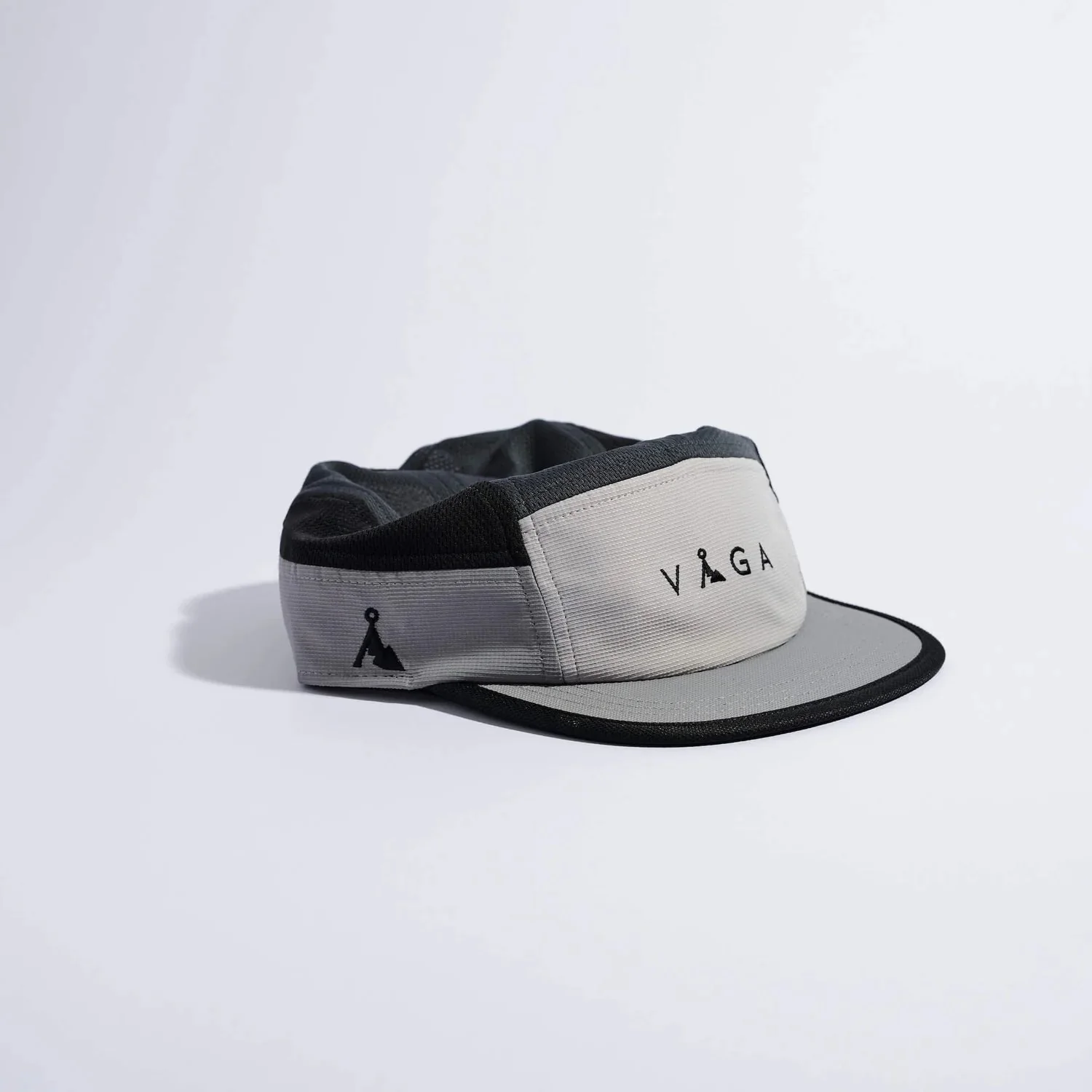 VÅGA Club Cap - Light Grey / Mid Grey / Black - Image 2