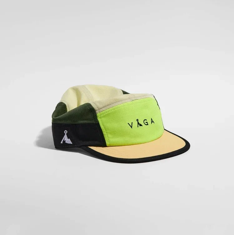 VÅGA Club Cap - Pale Lemon / Neon Yellow / Utility Green - Image 3