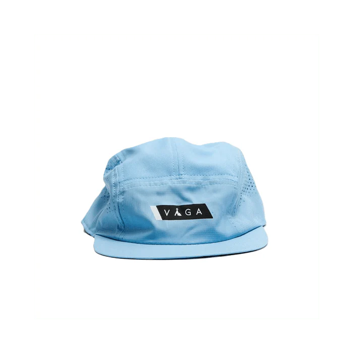 VÅGA Feather Racing Cap - Neon Blue / Black